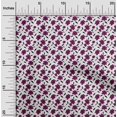 thumbnail image 1 of oneOone Rayon Dark Magenta Fabric Florals Sewing Material Print Fabric By The Yard 56 Inch Wide, 1 of 1