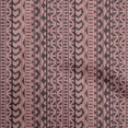 thumbnail image 1 of oneOone Rayon Dark Rose Brown Fabric Asian Block Sewing Fabric By The Yard Printed Diy Clothing Sewing Supplies 56 Inch Wide, 1 of 4