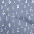 thumbnail image 1 of oneOone Rayon Dusty Blue Fabric Tree Fabric For Sewing Printed Craft Fabric By The Yard 56 Inch Wide, 1 of 8