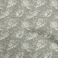 thumbnail image 1 of oneOone Rayon Gray Fabric Floral Sewing Craft Projects Fabric Prints By Yard 56 Inch Wide, 1 of 4