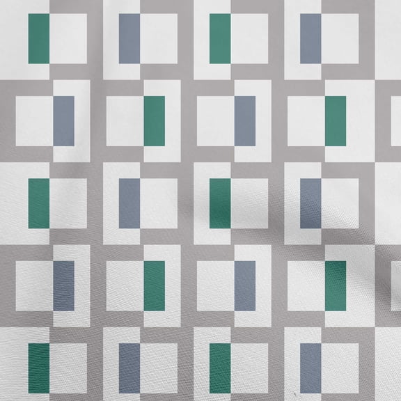 oneOone Rayon Gray2 Fabric Geometric Quilting Supplies Print Sewing Fabric By The Yard 56 Inch Wide