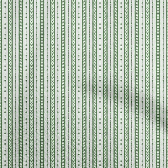 oneOone Rayon Green Fabric Asian Block Sewing Material Print Fabric By The Yard 56 Inch Wide