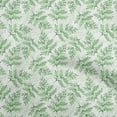 thumbnail image 1 of oneOone Rayon Green Fabric Leaf Craft Projects Decor Fabric Printed By The Yard 56 Inch Wide, 1 of 1