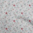 thumbnail image 1 of oneOone Rayon Light Gray Fabric Floral Sewing Material Print Fabric By The Yard 56 Inch Wide, 1 of 5