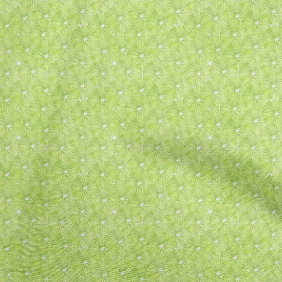 oneOone Rayon Light Green Fabric Watercolor Fabric For Sewing Printed Craft Fabric By The Yard 56 Inch Wide