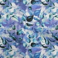 thumbnail image 1 of oneOone Rayon Medium Blue Fabric Leaves Sewing Material Print Fabric By The Yard 56 Inch Wide, 1 of 8