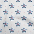 thumbnail image 1 of oneOone Rayon Navy Blue Fabric Florals Sewing Craft Projects Fabric Prints By Yard 56 Inch Wide, 1 of 8