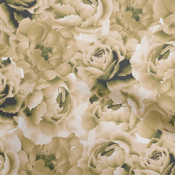 oneOone Rayon Olive Green Fabric Floral Sewing Craft Projects Fabric Prints By Yard 56 Inch Wide