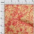 thumbnail image 1 of oneOone Rayon Orange Fabric Batik Sewing Fabric By The Yard Printed Diy Clothing Sewing Supplies 56 Inch Wide - DU, 1 of 6