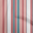 thumbnail image 1 of oneOone Rayon Orange Fabric Stripes Sewing Material Print Fabric By The Yard 56 Inch Wide-H8, 1 of 1
