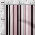 thumbnail image 1 of oneOone Rayon Pastel Pink Fabric Stripes Dress Material Fabric Print Fabric By The Yard 56 Inch Wide-R8C, 1 of 1