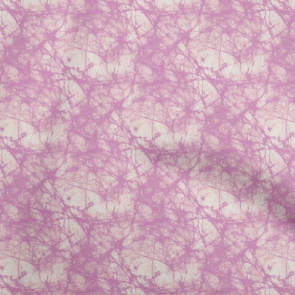 oneOone Rayon Pink Fabric Batik Fabric For Sewing Printed Craft Fabric By The Yard 56 Inch Wide