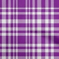 thumbnail image 1 of oneOone Rayon Purple Fabric Check Sewing Material Print Fabric By The Yard 56 Inch Wide, 1 of 4