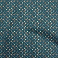 thumbnail image 1 of oneOone Rayon Teal Blue Fabric Christmas Sewing Material Print Fabric By The Yard 56 Inch Wide, 1 of 5