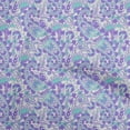 thumbnail image 1 of oneOone Silk Tabby Amethyst Fabric Paisleys Sewing Craft Projects Fabric Prints By Yard 42 Inch Wide, 1 of 6