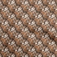 thumbnail image 1 of oneOone Silk Tabby Brown Fabric Abstracts Dress Material Fabric Print Fabric By The Yard 42 Inch Wide, 1 of 4
