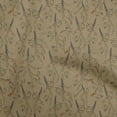 thumbnail image 1 of oneOone Silk Tabby Brown Fabric Floral & Sewing Material Print Fabric By The Yard 42 Inch Wide, 1 of 4