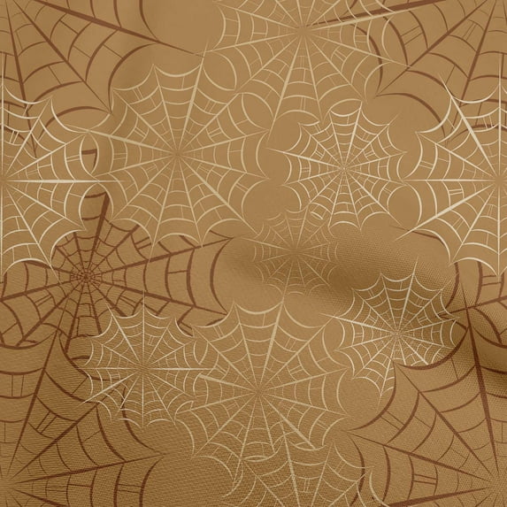 oneOone Silk Tabby Brown Fabric Halloween Craft Projects Decor Fabric Printed By The Yard 42 Inch Wide