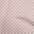 thumbnail image 1 of oneOone Silk Tabby Dark Peach Fabric Check Craft Projects Decor Fabric Printed By The Yard 42 Inch Wide-2S, 1 of 6