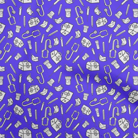 oneOone Silk Tabby Dark Purple Fabric Scissor Sewing Craft Projects Fabric Prints By Yard 42 Inch Wide