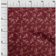 thumbnail image 1 of oneOone Silk Tabby Dark Red Fabric Flower Artistic Fabric For Sewing Printed Craft Fabric By The Yard 42 Inch Wide, 1 of 4