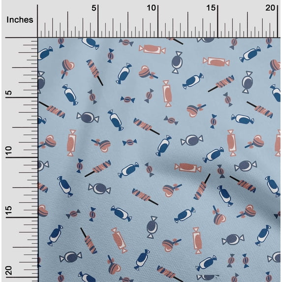 oneOone Silk Tabby Dusty Green Fabric Candy Stick Kids Fabric For Sewing Printed Craft Fabric By The Yard 42 Inch Wide