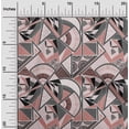 thumbnail image 1 of oneOone Silk Tabby Dusty Rose Fabric Triangle & Art Geometric Sewing Fabric By The Yard Printed Diy Clothing Sewing Supplies 42 Inch Wide, 1 of 4