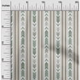 thumbnail image 1 of oneOone Silk Tabby Fabric Arrow & Stripe Geometric Print Fabric By The Yard 42 Inch Wide, 1 of 4