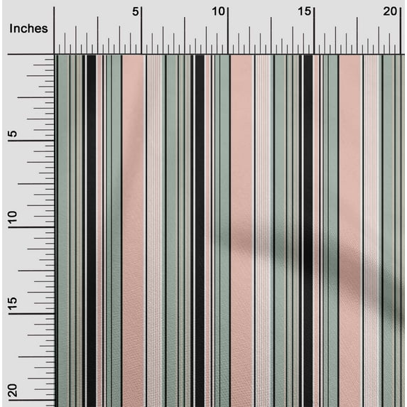 oneOone Silk Tabby Fabric Bayadere Stripe Fabric Prints By Yard 42 Inch Wide