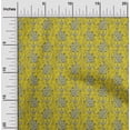 thumbnail image 1 of oneOone Silk Tabby Fabric Leaves Block Print Fabric By The Yard 42 Inch Wide, 1 of 4