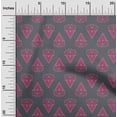 thumbnail image 1 of oneOone Silk Tabby Fabric Leaves & Floral Block Printed Craft Fabric BTY 42 Inch Wide, 1 of 4