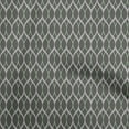 thumbnail image 1 of oneOone Silk Tabby Gray Fabric Ogee Craft Projects Decor Fabric Printed By The Yard 42 Inch Wide, 1 of 4