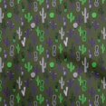 thumbnail image 1 of oneOone Silk Tabby Green Fabric Cactus Fabric For Sewing Printed Craft Fabric By The Yard 42 Inch Wide, 1 of 5