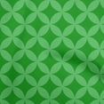 thumbnail image 1 of oneOone Silk Tabby Green Fabric Geometric Craft Projects Decor Fabric Printed By The Yard 42 Inch Wide, 1 of 4