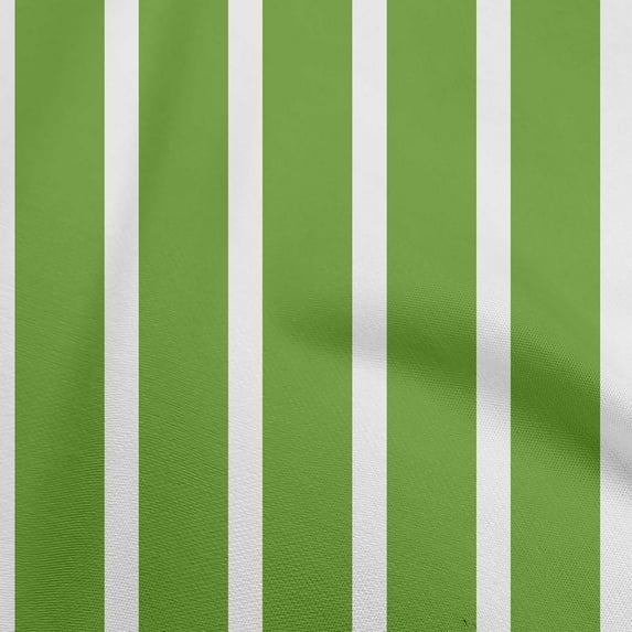 oneOone Silk Tabby Green Fabric Stripes Sewing Fabric By The Yard Printed Diy Clothing Sewing Supplies 42 Inch Wide