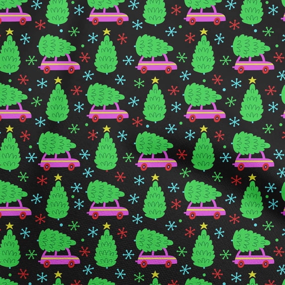 oneOone Silk Tabby Green Fabric Tree Craft Projects Decor Fabric Printed By The Yard 42 Inch Wide