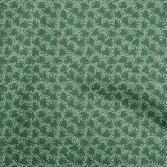 oneOone Silk Tabby Green Fabric Tropical Quilting Supplies Print Sewing Fabric By The Yard 42 Inch Wide