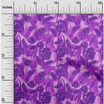 oneOone Silk Tabby Lavender Fabric Florals Dress Material Fabric Print Fabric By The Yard 42 Inch Wide-9O4