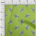 thumbnail image 1 of oneOone Silk Tabby Light Green Fabric Leaves & Flower Floral Fabric For Sewing Printed Craft Fabric By The Yard 42 Inch Wide, 1 of 4