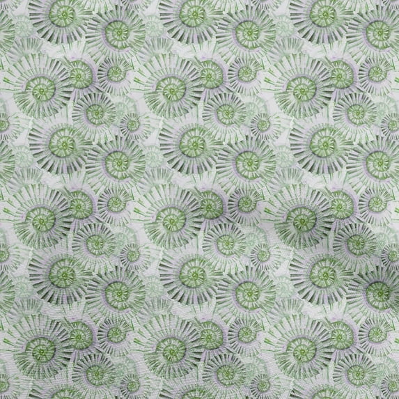 oneOone Silk Tabby Light Green Fabric Ocean Sewing Material Print Fabric By The Yard 42 Inch Wide