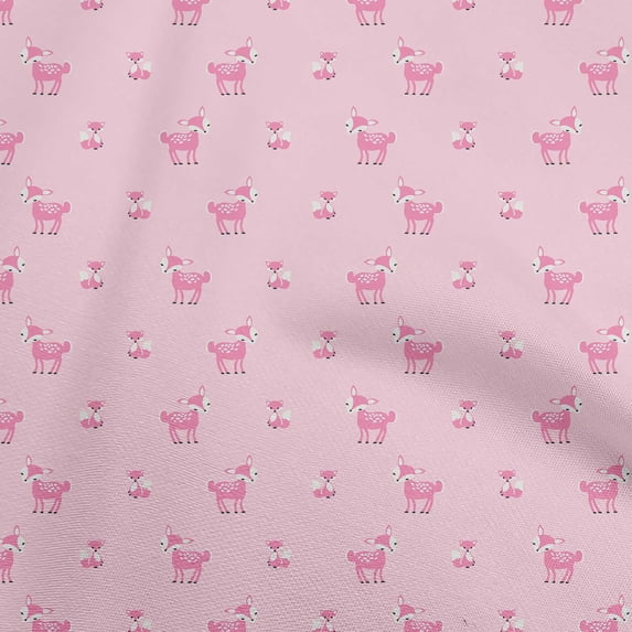 oneOone Silk Tabby Light Pink Fabric Animal Sewing Fabric By The Yard Printed Diy Clothing Sewing Supplies 42 Inch Wide