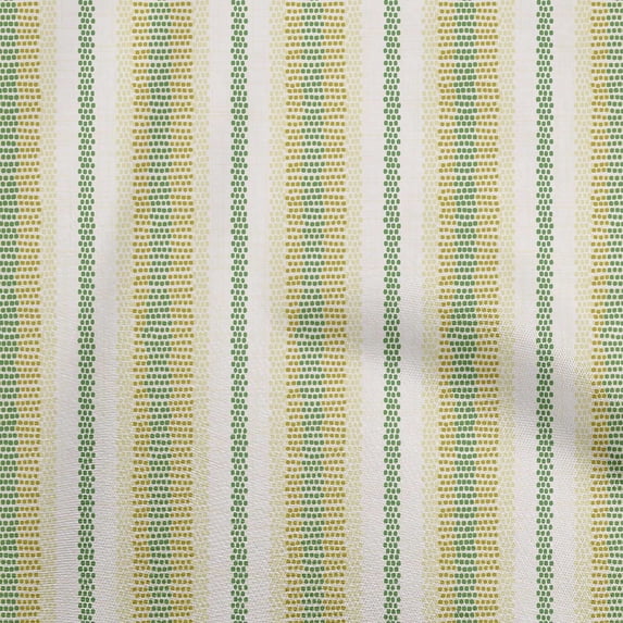oneOone Silk Tabby Lime Green Fabric Stripe & Dress Material Fabric Print Fabric By The Yard 42 Inch Wide