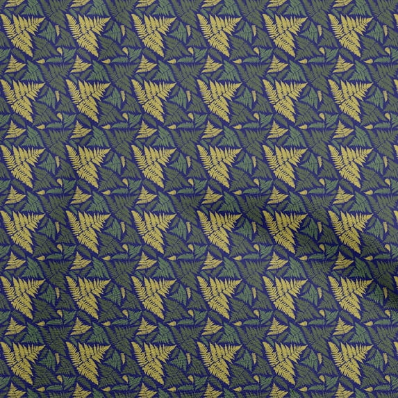 oneOone Silk Tabby Lime Green Fabric Tropical Leaf Diy Clothing Quilting Fabric Print Fabric By Yard 42 Inch Wide