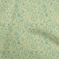 thumbnail image 1 of oneOone Silk Tabby Olive Green Fabric Asian Floral Traditional Fabric For Sewing Printed Craft Fabric By The Yard 42 Inch Wide, 1 of 4