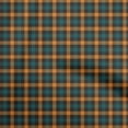 thumbnail image 1 of oneOone Silk Tabby Orange Fabric Check Craft Projects Decor Fabric Printed By The Yard 42 Inch Wide, 1 of 4