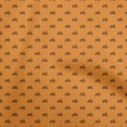 thumbnail image 1 of oneOone Silk Tabby Orange Fabric Tractor Dress Material Fabric Print Fabric By The Yard 42 Inch Wide, 1 of 5