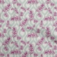 thumbnail image 1 of oneOone Silk Tabby Pink Fabric Leaves Diy Clothing Quilting Fabric Print Fabric By Yard 42 Inch Wide, 1 of 6