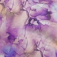 thumbnail image 1 of oneOone Silk Tabby Purple Fabric Abstract Floral Sewing Craft Projects Fabric Prints By Yard 42 Inch Wide, 1 of 4