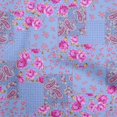 thumbnail image 1 of oneOone Silk Tabby Purple2 Fabric Florals Dress Material Fabric Print Fabric By The Yard 42 Inch Wide, 1 of 4