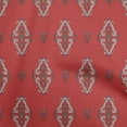 thumbnail image 1 of oneOone Silk Tabby Red Fabric Block Sewing Fabric By The Yard Printed Diy Clothing Sewing Supplies 42 Inch Wide, 1 of 1